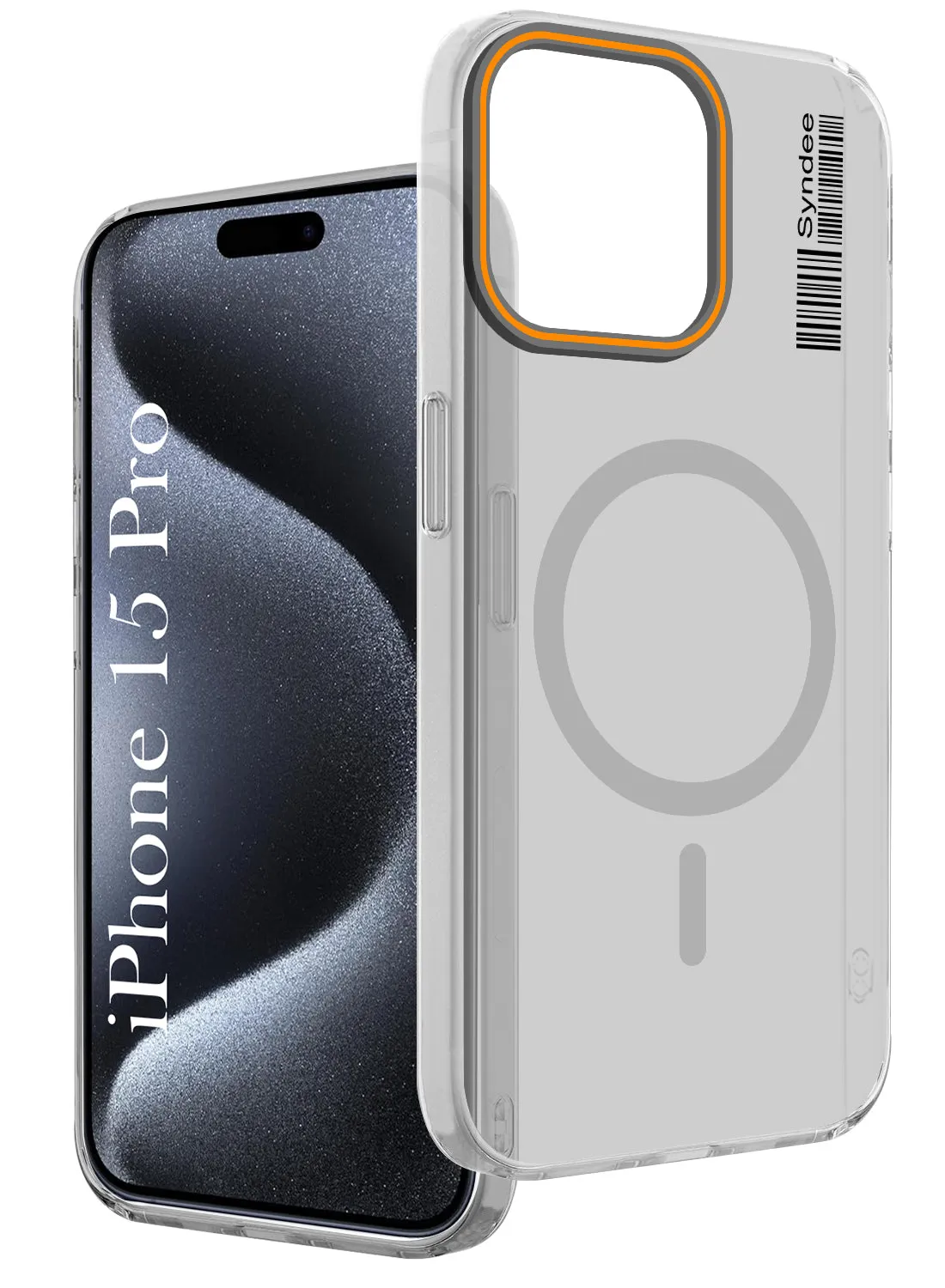 For Apple iPhone 15 Pro Back Cover Case (Soft Touch | Camera Bump Protection | MagSafe Compatible | Matte Finish) Matte Coating Finish