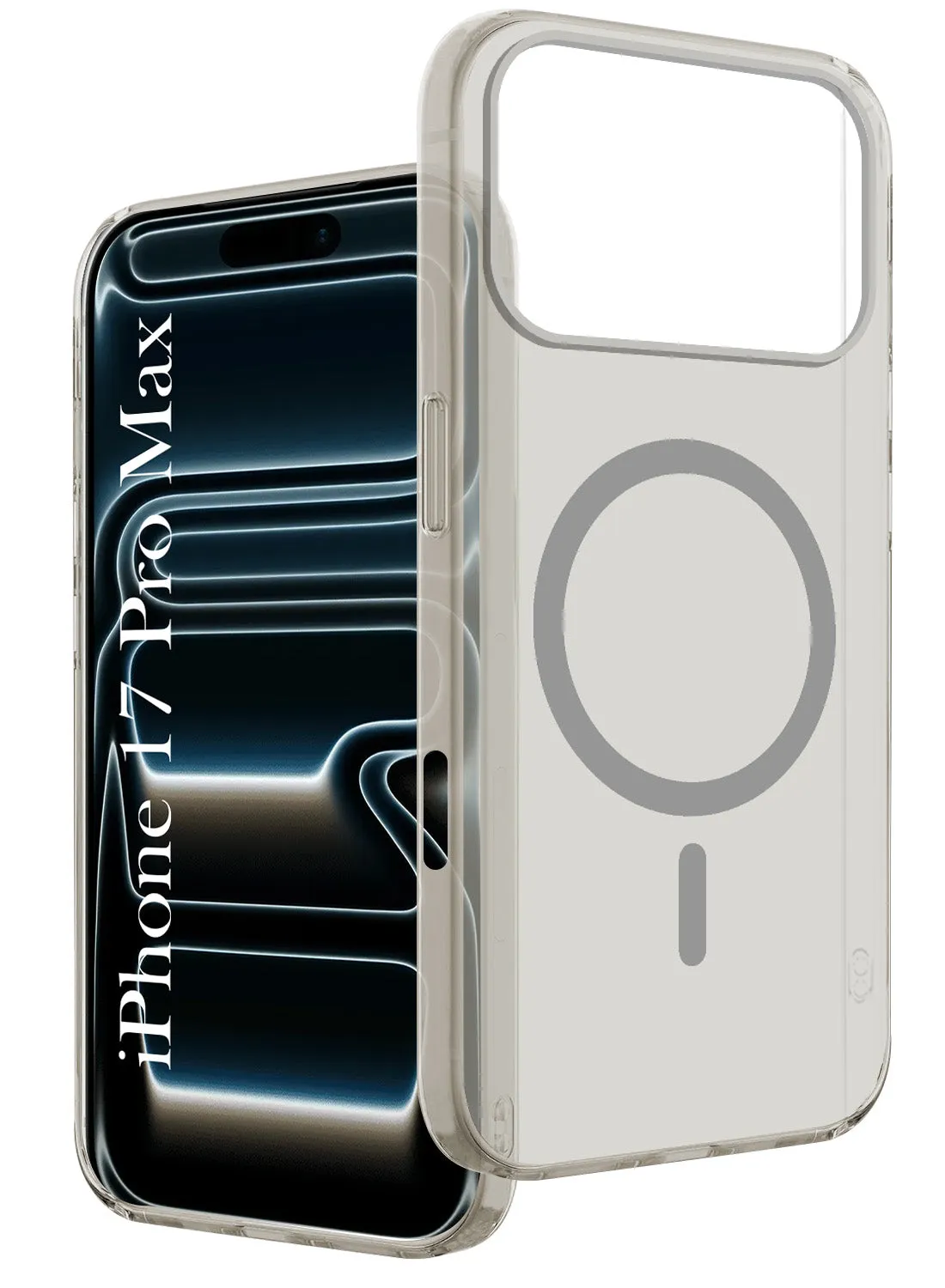 Soft Design Compact Shell For Apple iPhone 17 Pro Max Back Cover Case (Frosted Matte Feel | MagSafe Compatible Wireless Charging)