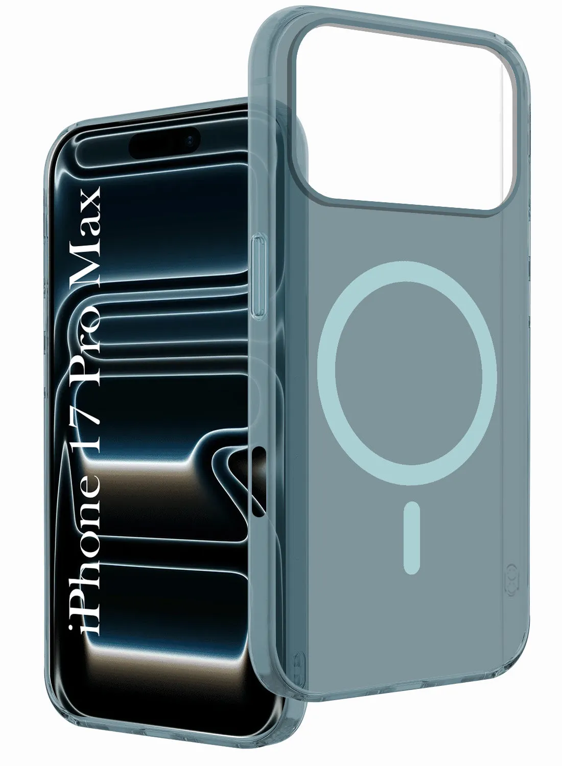 For Apple iPhone 17 Pro Max Back Cover Case (Frosted Matte Feel | MagSafe Compatible Wireless Charging) Premium Pattern Design Stylish Shape