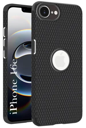 Matte Feel Texture Stylish Cover For Apple iPhone 16e  Back Cover Case (Liquid Silicone | Side Grip | Camera Protection)