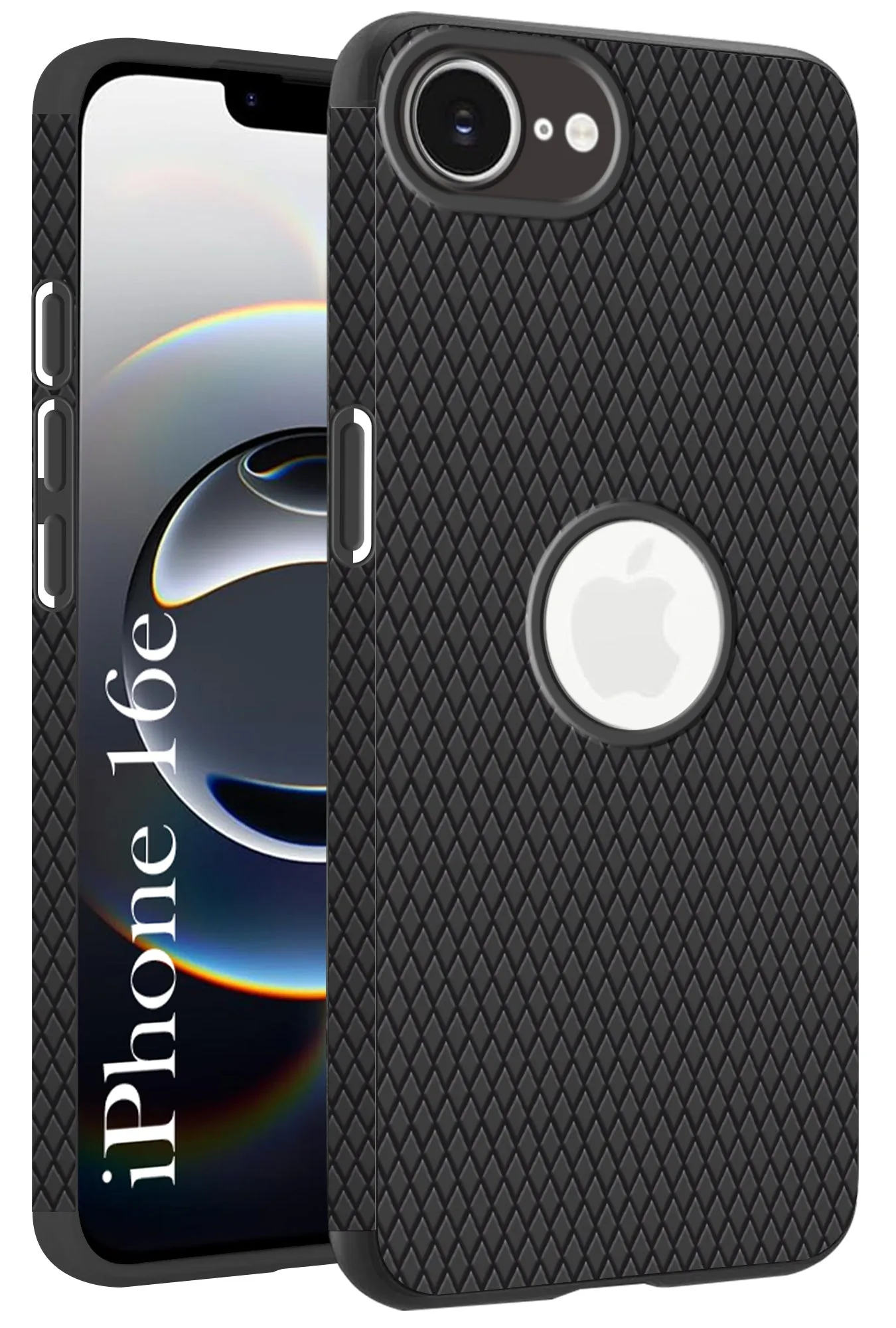 Matte Feel Texture Stylish Cover For Apple iPhone 16e  Back Cover Case (Liquid Silicone | Side Grip | Camera Protection)