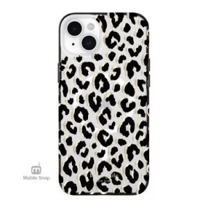 Luxury Look iPhone 13/14/15 Variations Kate Spade Protective Hardshell MagSafe Case - City Leopard