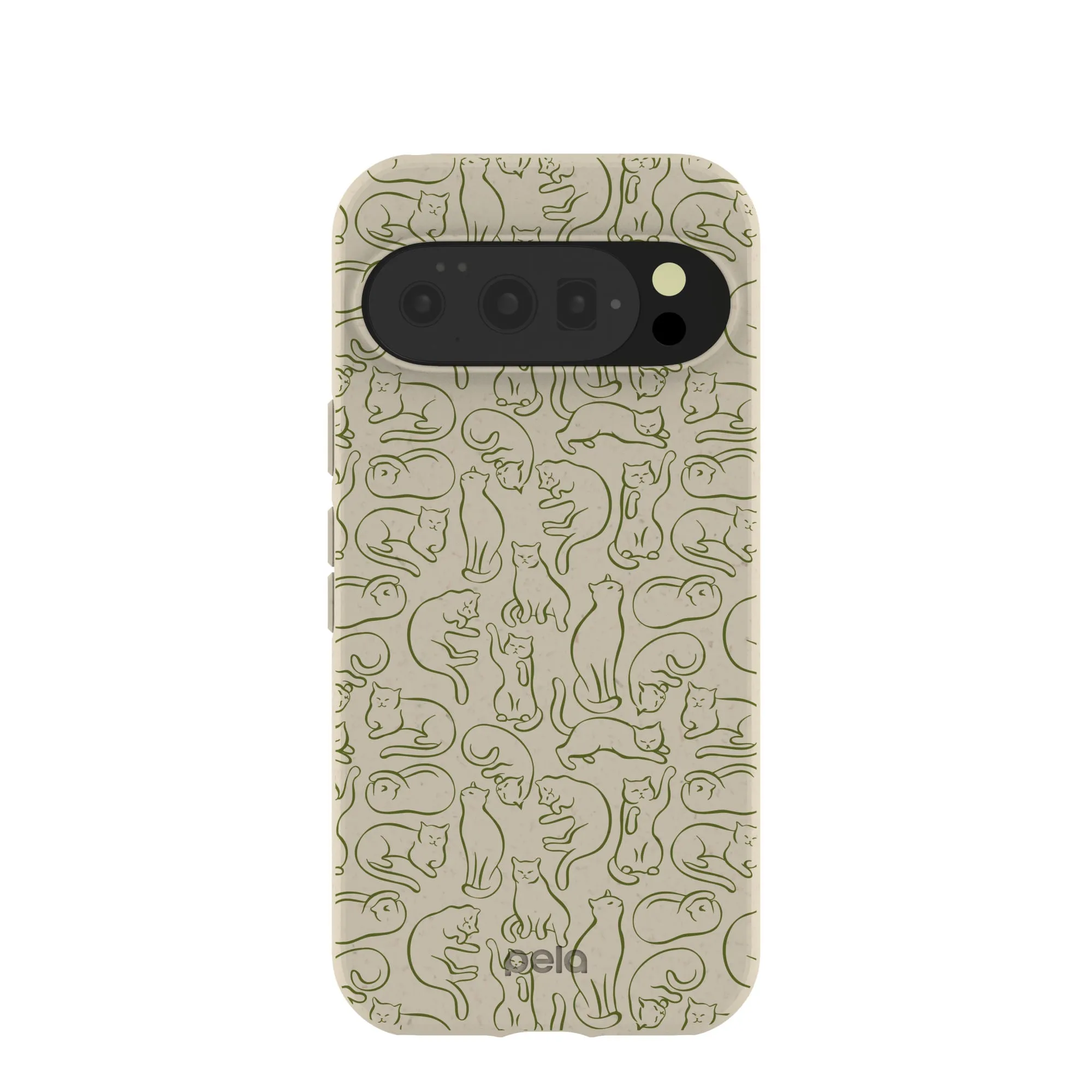 Hybrid Grip Finish Luxury Finish London Fog Say Meow Google Pixel 10/10 Pro Case