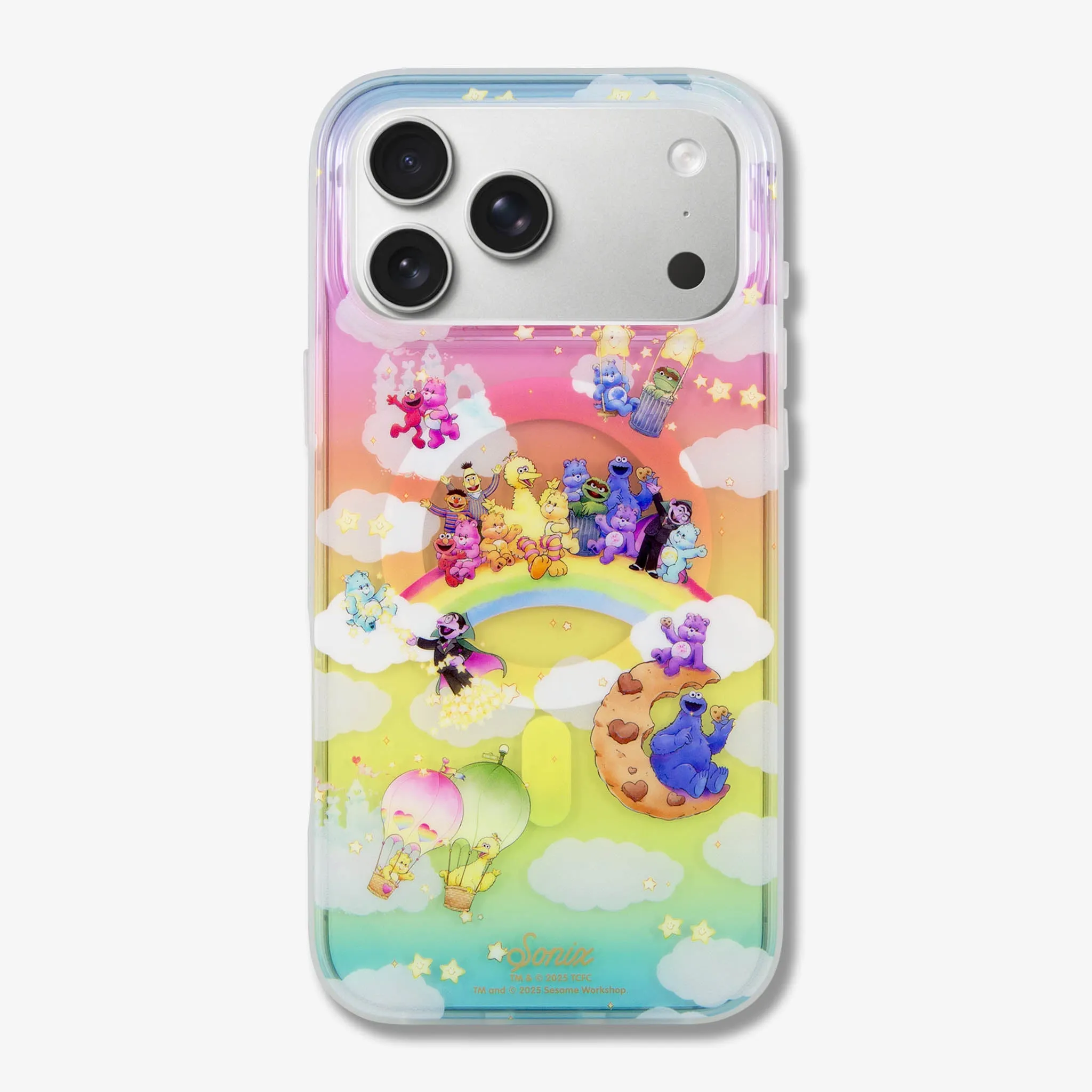 Protective Layer Smooth Coating Care Bears? x Sesame Street MagSafe? Compatible iPhone Case