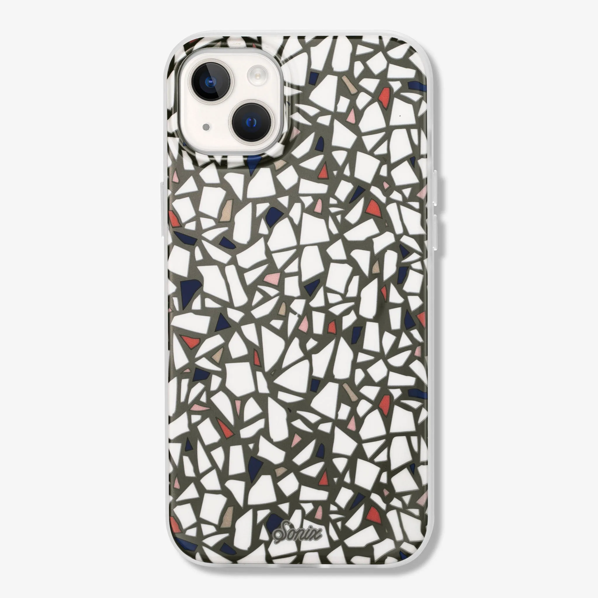 Sleek Texture Vivid Texture Terrazzo Magsafe? Compatible iPhone Case