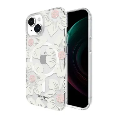 Enhanced grip iPhone 15/15 Pro/14/13 Kate Spade Protective Hardshell Magsafe Case