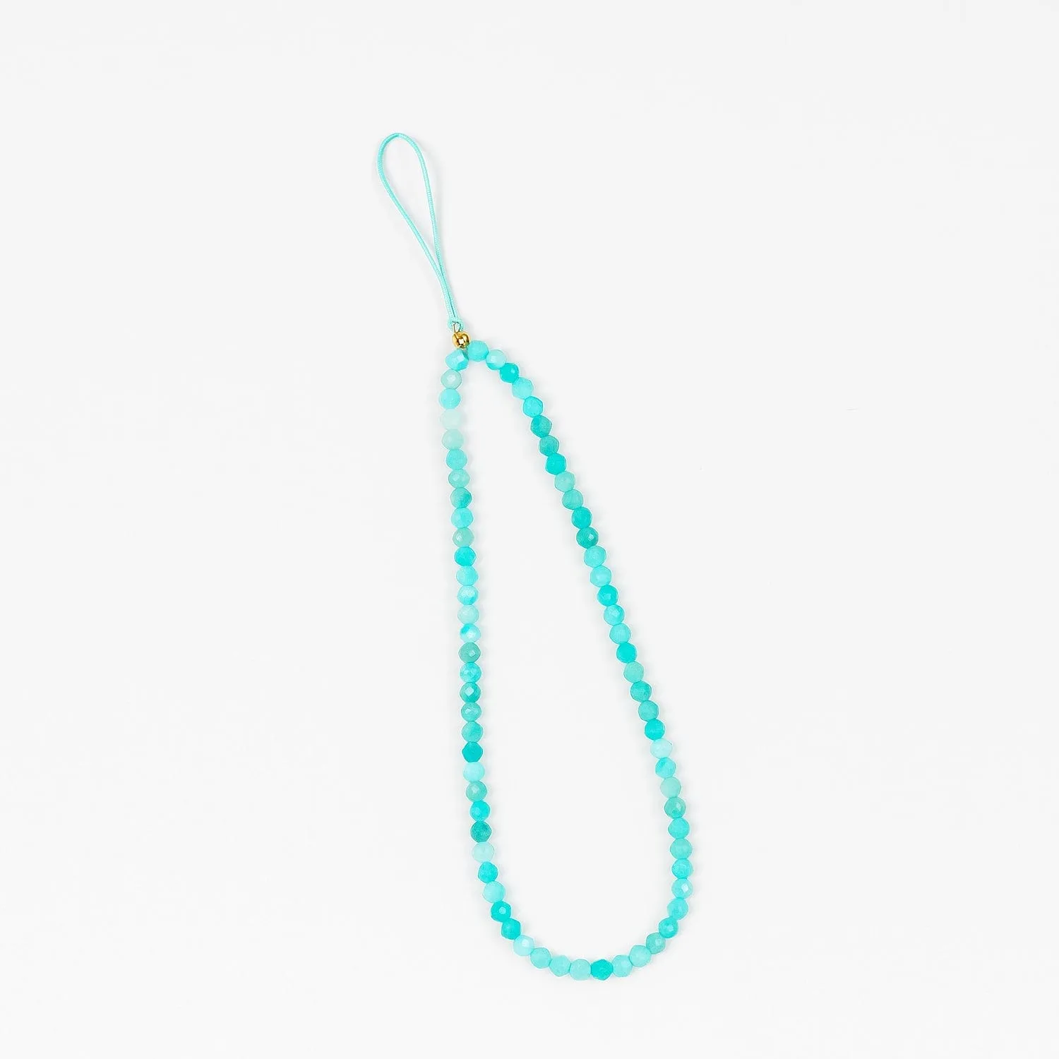 Personalized Sporty Look TPP BEADED PHONE CHARMS AMAZONITE