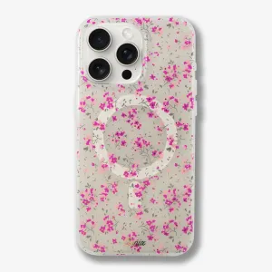 Cottage Floral Pink MagSafe? Compatible iPhone Case Compact Style