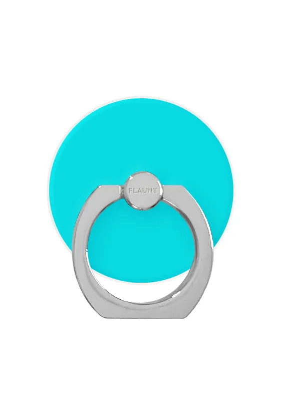 Hands-Free Mobile Stand Aqua Adhesive Phone Ring Stand