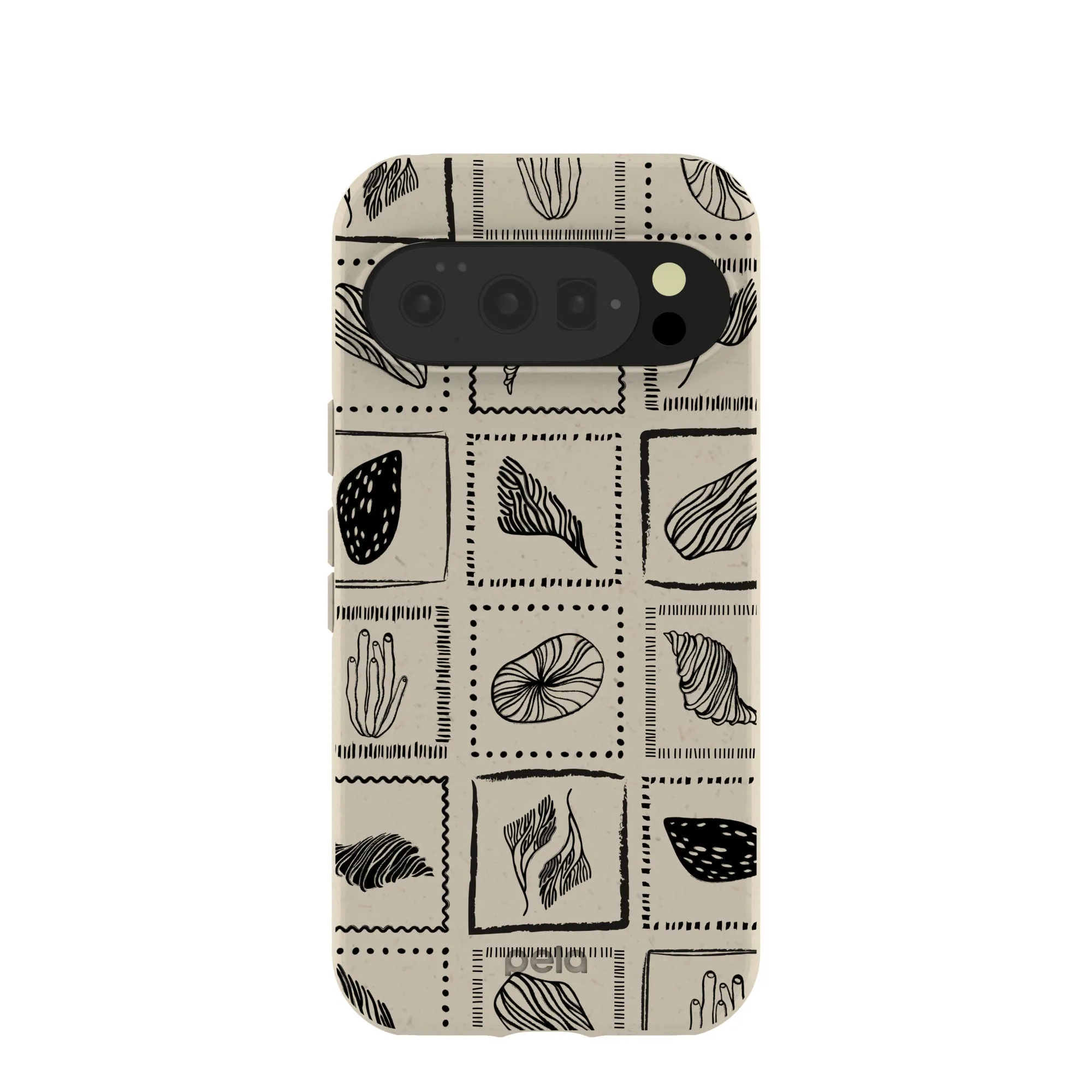 London Fog Coral Tiles Google Pixel 10/10 Pro Case Durable Surface