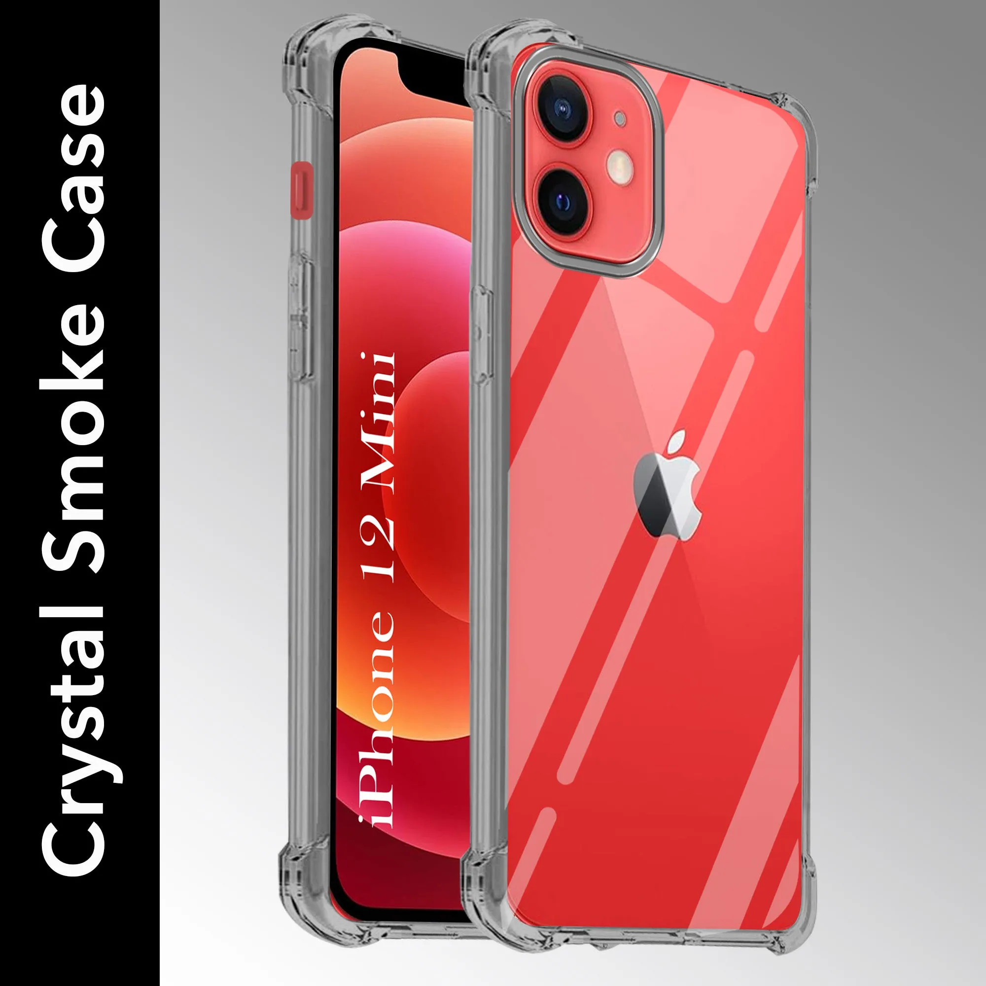 For Apple iPhone 12 Mini Back Cover (Shockproof Crystal Clear Case |  Drop & Camera Protection | Hard Polycarbonate) Shockproof Corners