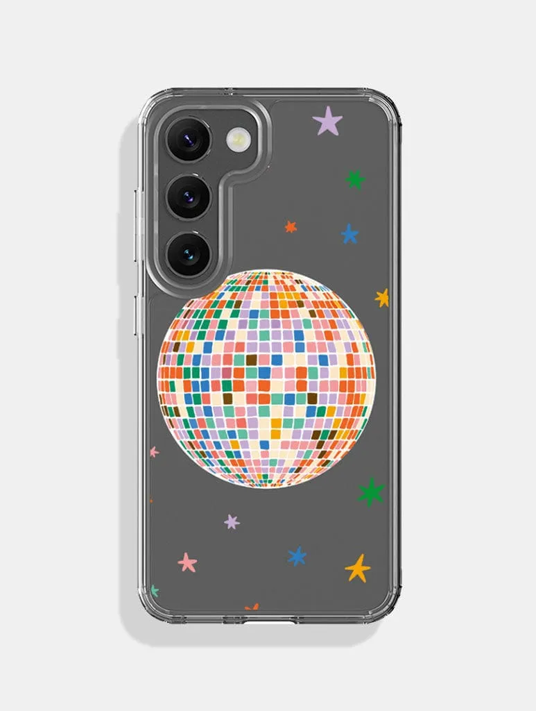 Proper Good x Skinnydip Disco Ball Android Case Tough Frame Futuristic style