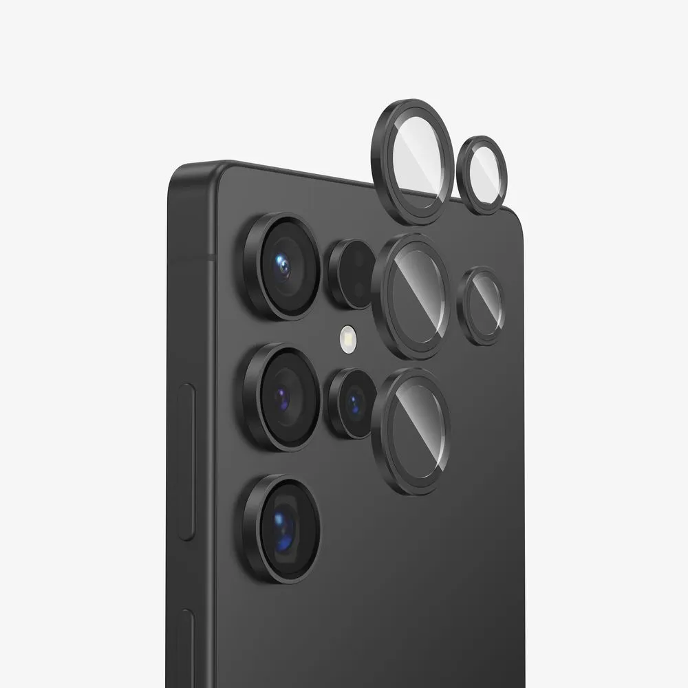 bubble free glass FLOLAB NanoArmour for Samsung Galaxy S25 Ultra Camera Lens Protector Anti Reflective Coating - 3 Color Options