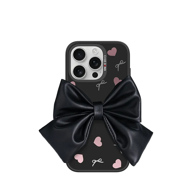 PEACH HEART BOW Imagisnap Elegant Shield Durable Pattern