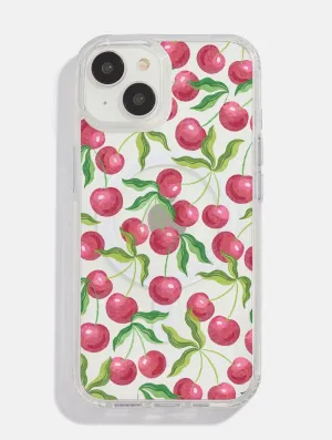 Wild Cherries MagSafe iPhone Case Rugged Detail Layer