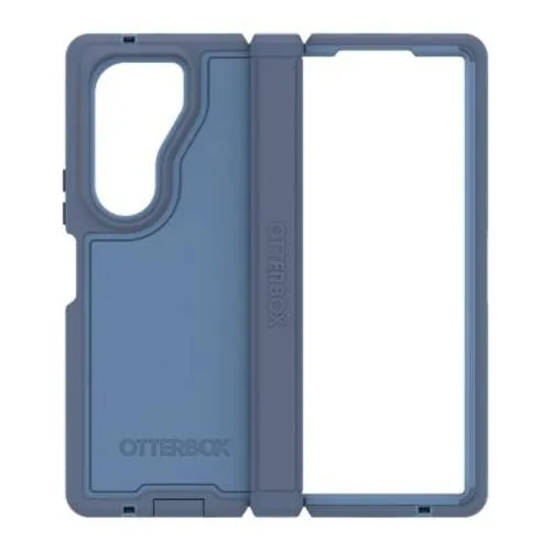 Samsung Galaxy Z Fold6 Otterbox Defender XT Series Case - Black / Blue Compact Shape