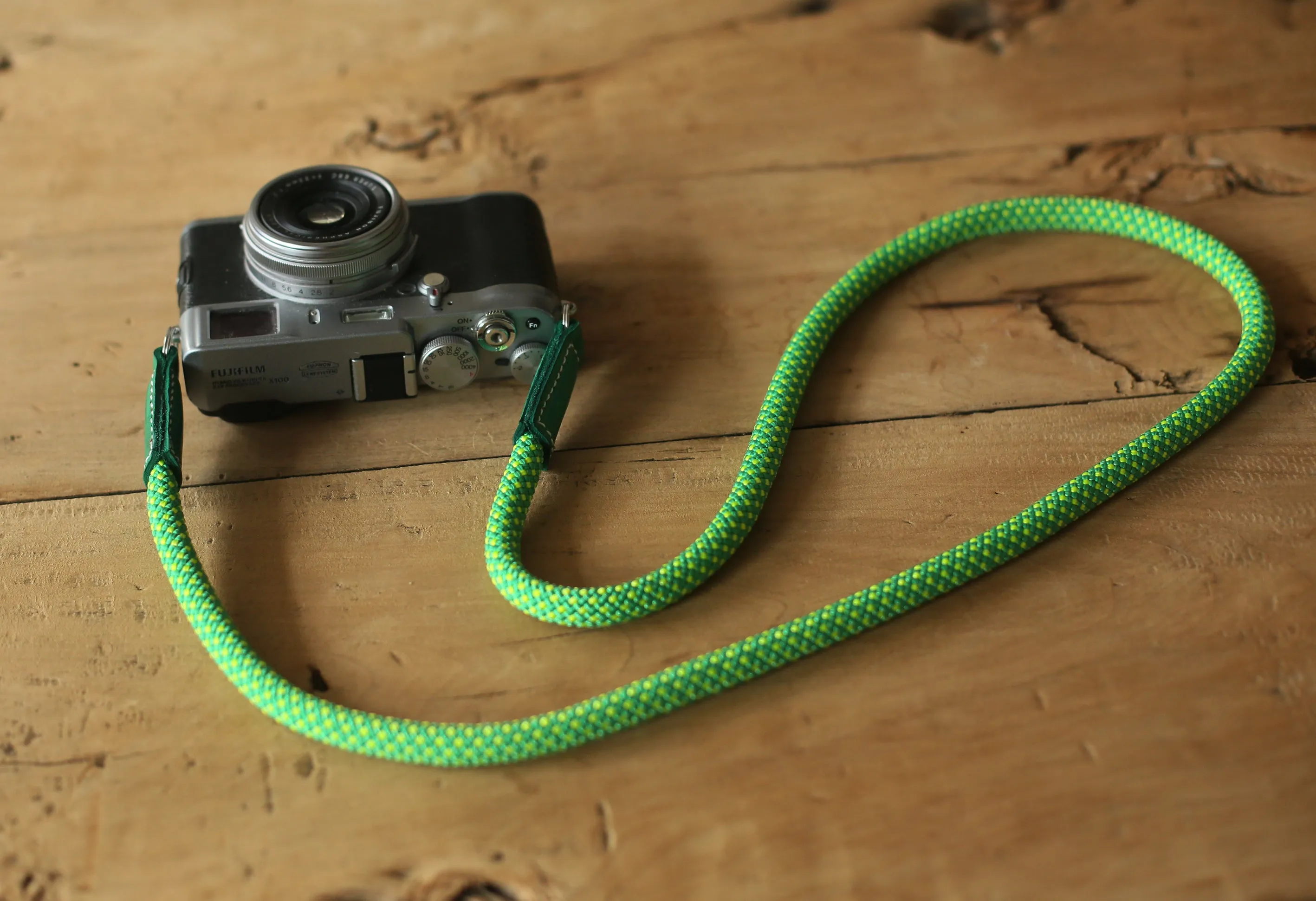 Pool User Camera Strap Handmade Grass green Climbing Rope C&Windmup.com