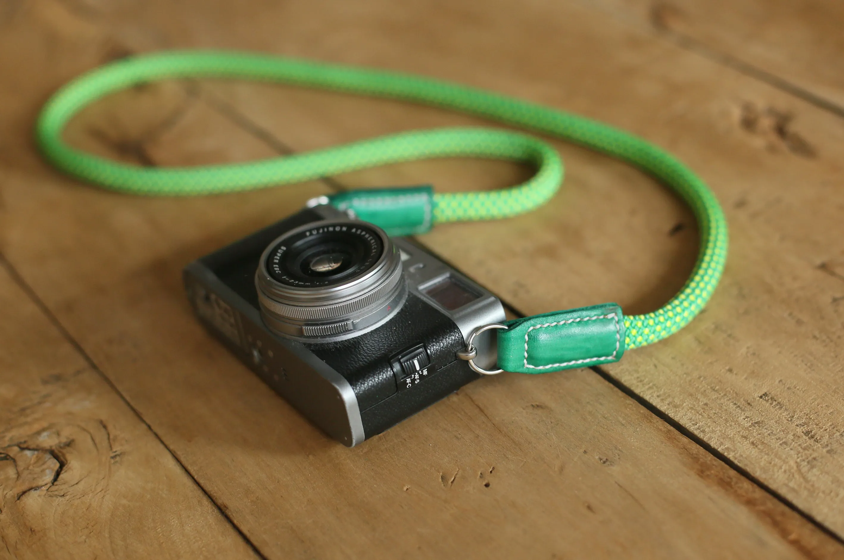 Camera Strap Handmade Grass green Climbing Rope C&Windmup.com Teen Accessory school use