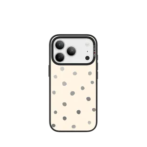 Milkshake White Polka Dots Imagisnap Soft Detail