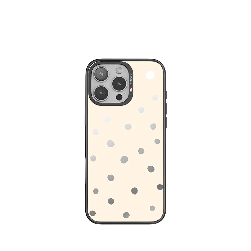 Milkshake White Polka Dots Imagisnap Elegant Pattern
