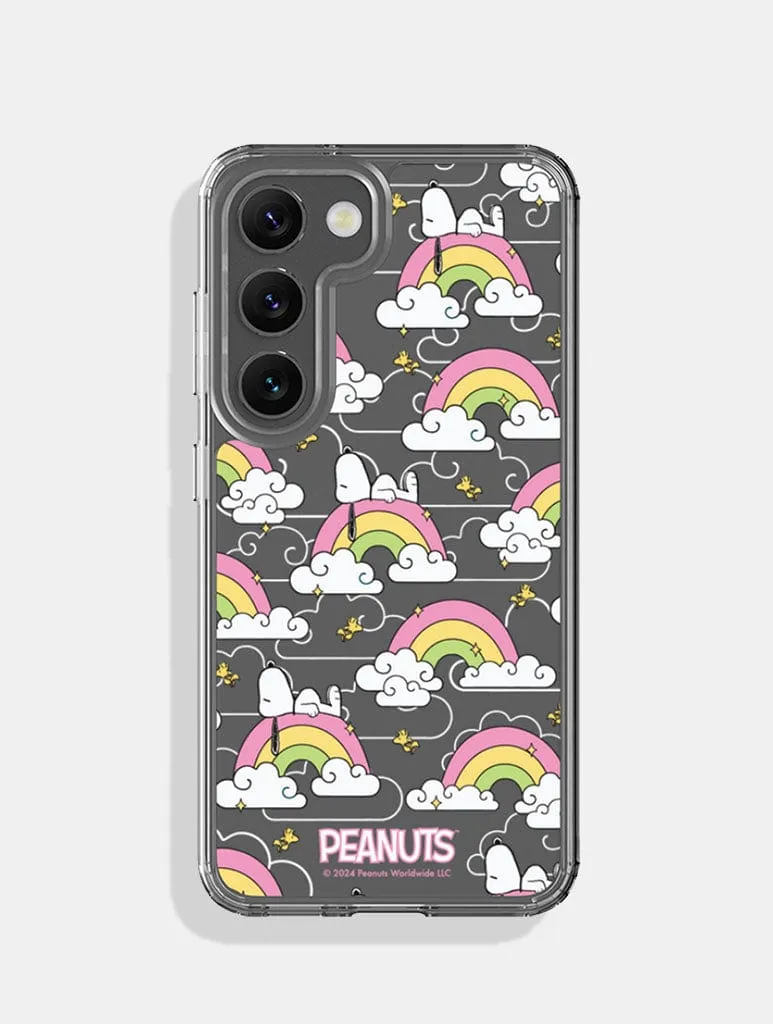 Flexible Protection Peanuts x Skinnydip Snoopy Rainbow Repeat Android Case