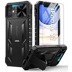 Shock Guard Black Military Case for iPhone 11/12