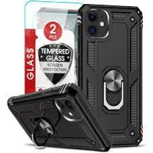 Black Military Case for iPhone 11/12 Enhanced grip