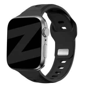 Tough Material Durable Design Bandz Apple Watch Silicone Strap 'Outdoor' (Black)