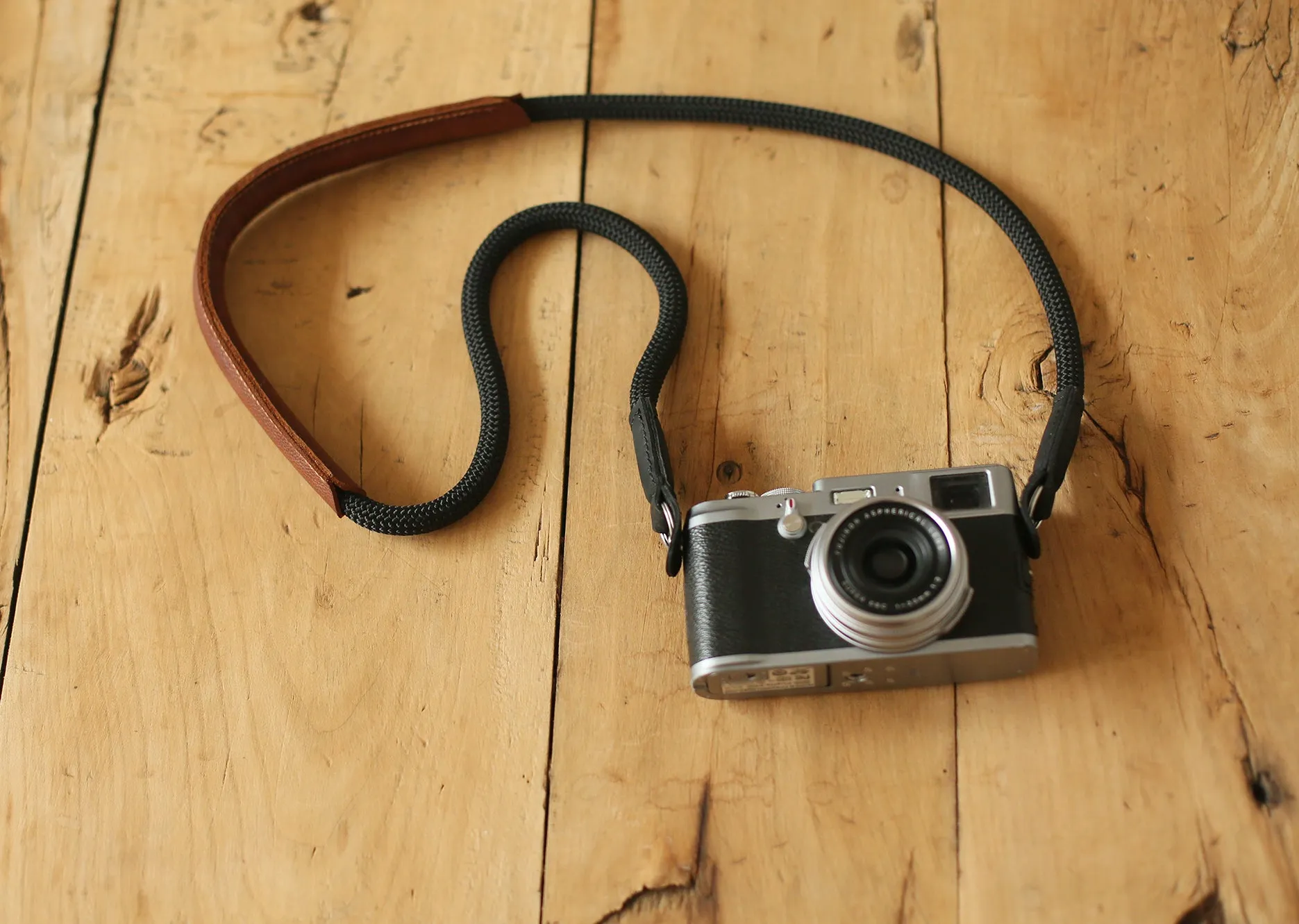 Tech Users Anti Tangle Cool Depressurize Handmade Camera Strap Climbing Rope Black &Windmup.com