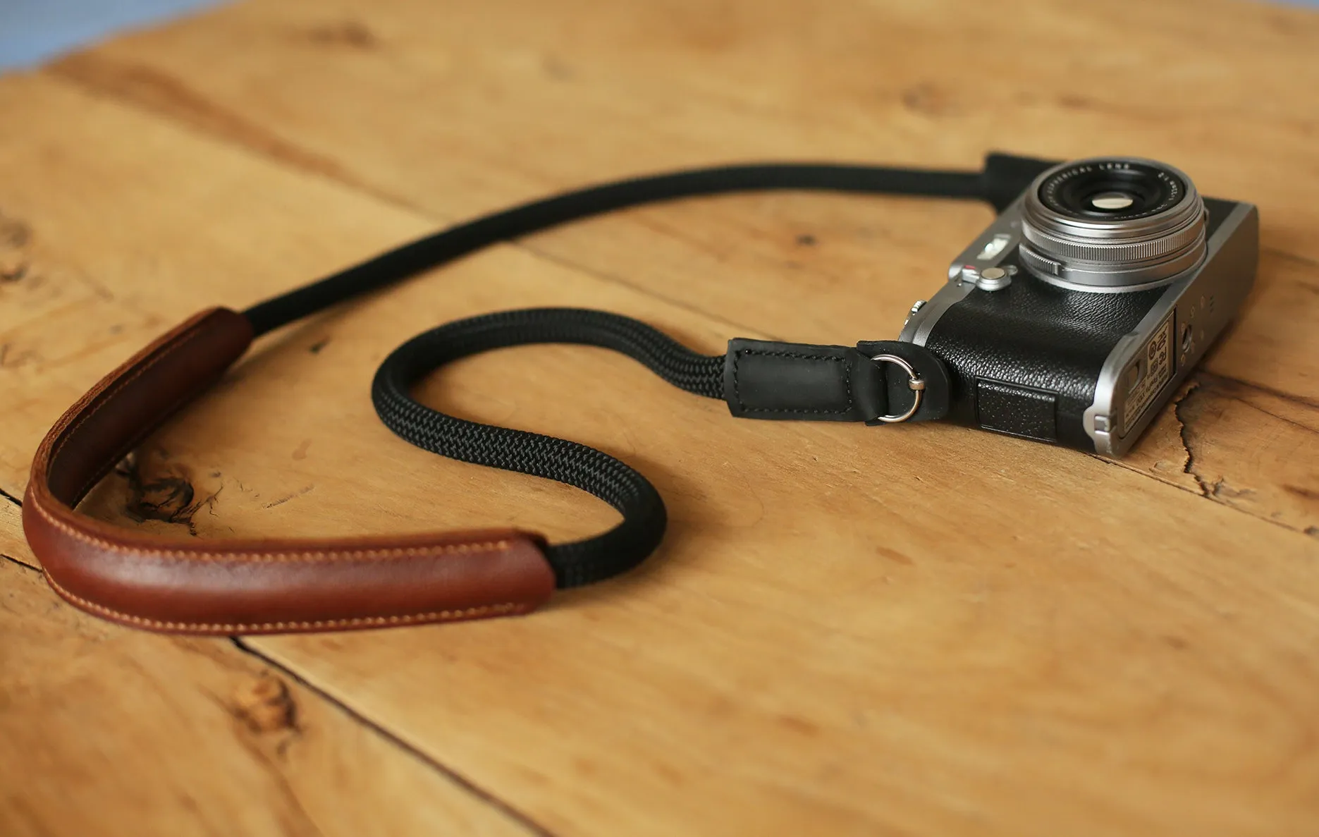 Cool Depressurize Handmade Camera Strap Climbing Rope Black &Windmup.com Retro Style