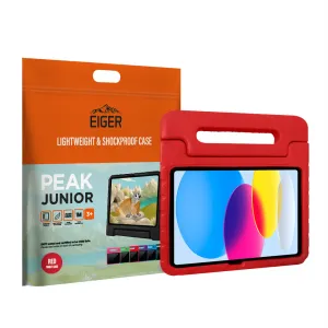 compact tablet folio business trip folio Eiger Peak Junior Case for Apple iPad 10.9 (10th Gen) in Red