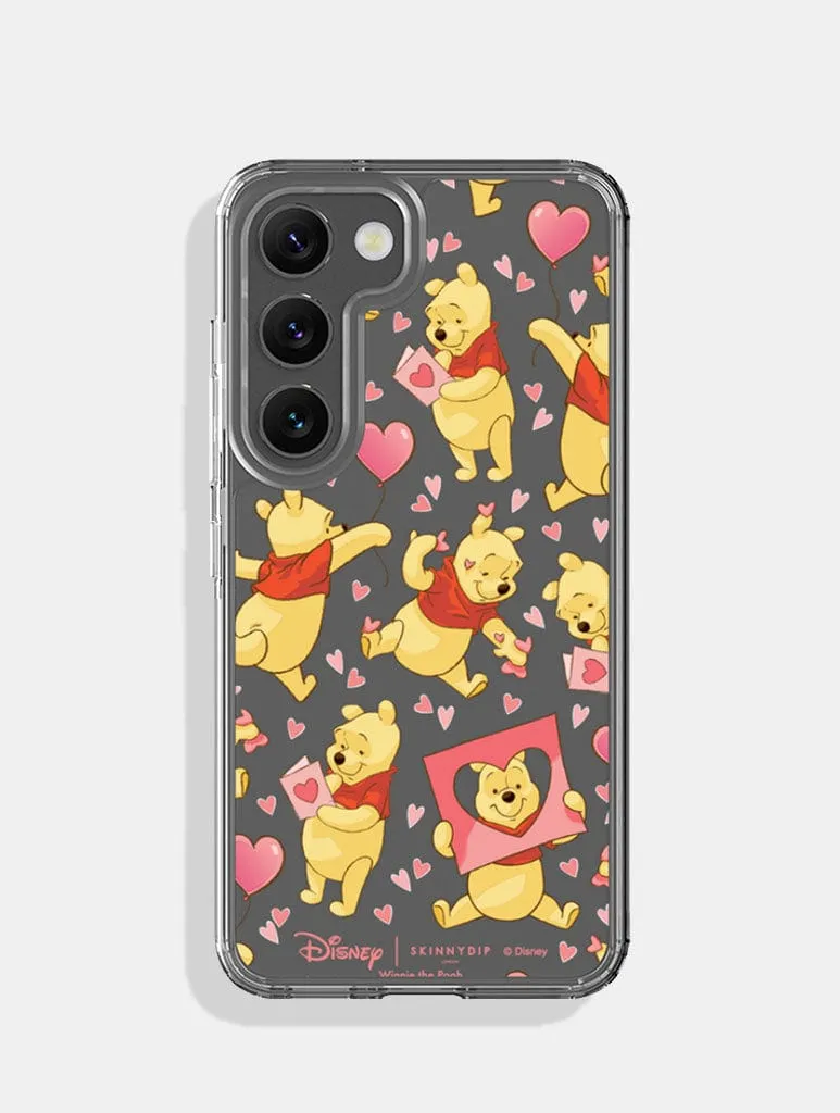Disney Winnie the Pooh in Love Android Case Office Accessory Gloss Finish Texture