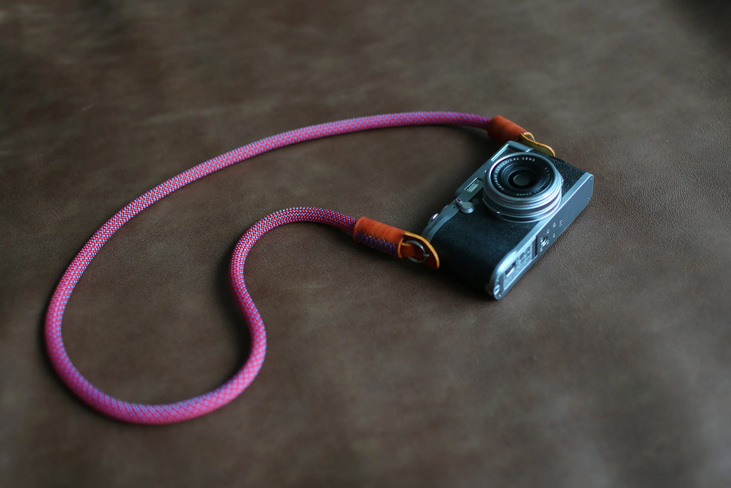 Branded Gear Chic Style Camera Strap Handmade vitality Red Climbing Rope B | Windmup.com