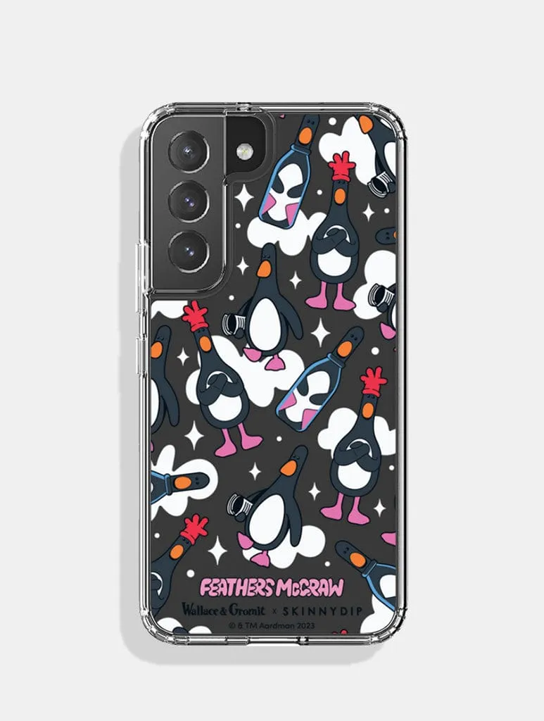 Wallace & Gromit x Skinnydip Feathers Android Case Printed Graphic