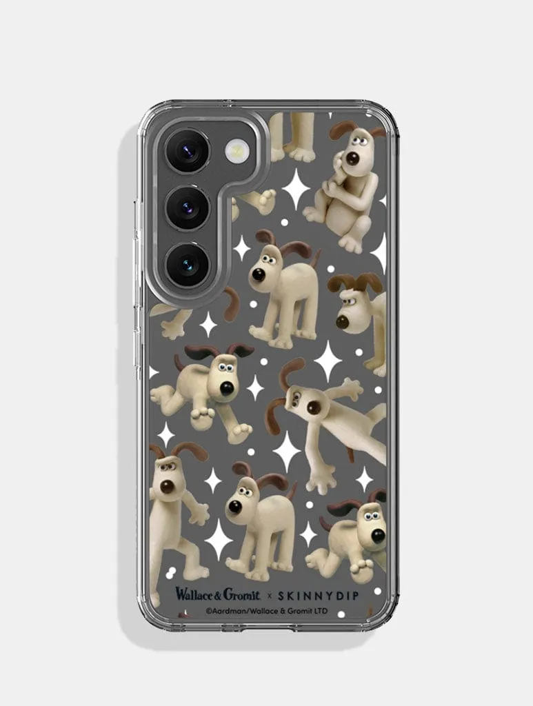 Wallace & Gromit x Skinnydip Gromit Android Case Flexible Texture Light Design
