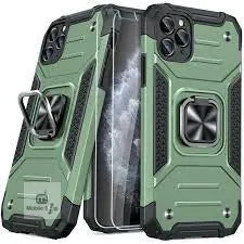 Green Military Case for iPhone 11/12 Protective Texture Finish Ergonomic grip