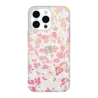 Frosted surface iPhone 13/14/15 Variations Kate Spade Protective Hardshell MagSafe Case - Flowerbed