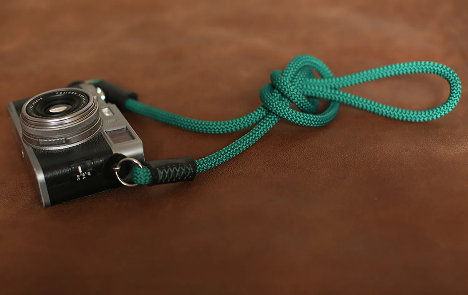 Windmup 8 mm Minimalist Green Climbing Rope Camera Strap sports activities