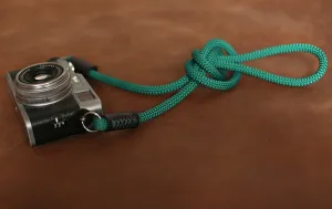 Windmup 8 mm Minimalist Green Climbing Rope Camera Strap sports activities