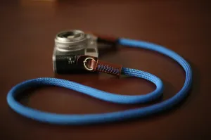 Windmup Blue Climbing Rope Camera Strap Party Band Adjustable Gear