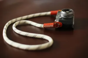 Windmup Floral White Climbing Rope Camera Strap Soft Rope
