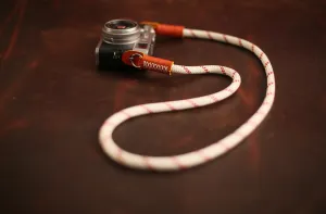 solid color Windmup White Pattern Rope Camera Strap