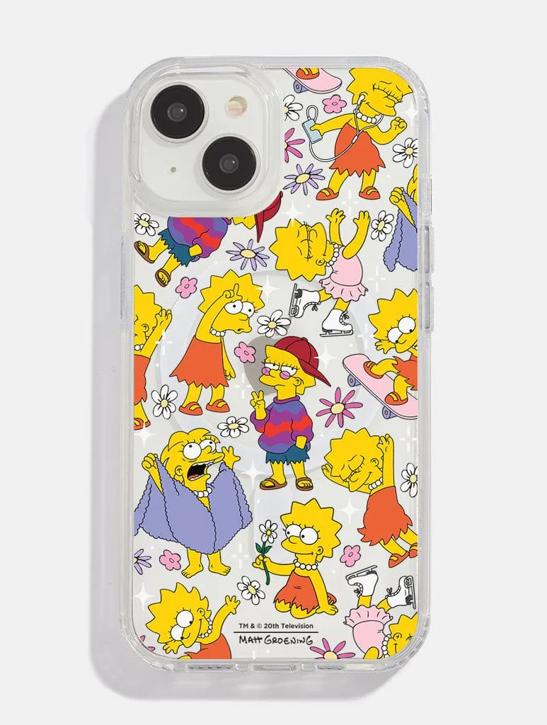 Recyclable Material The Simpsons Lisa MagSafe iPhone Case