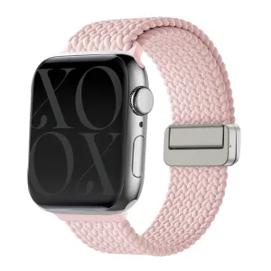 Lightweight Option Breathable Fit xoxo Wildhearts Apple Watch Braided Strap (Pink)