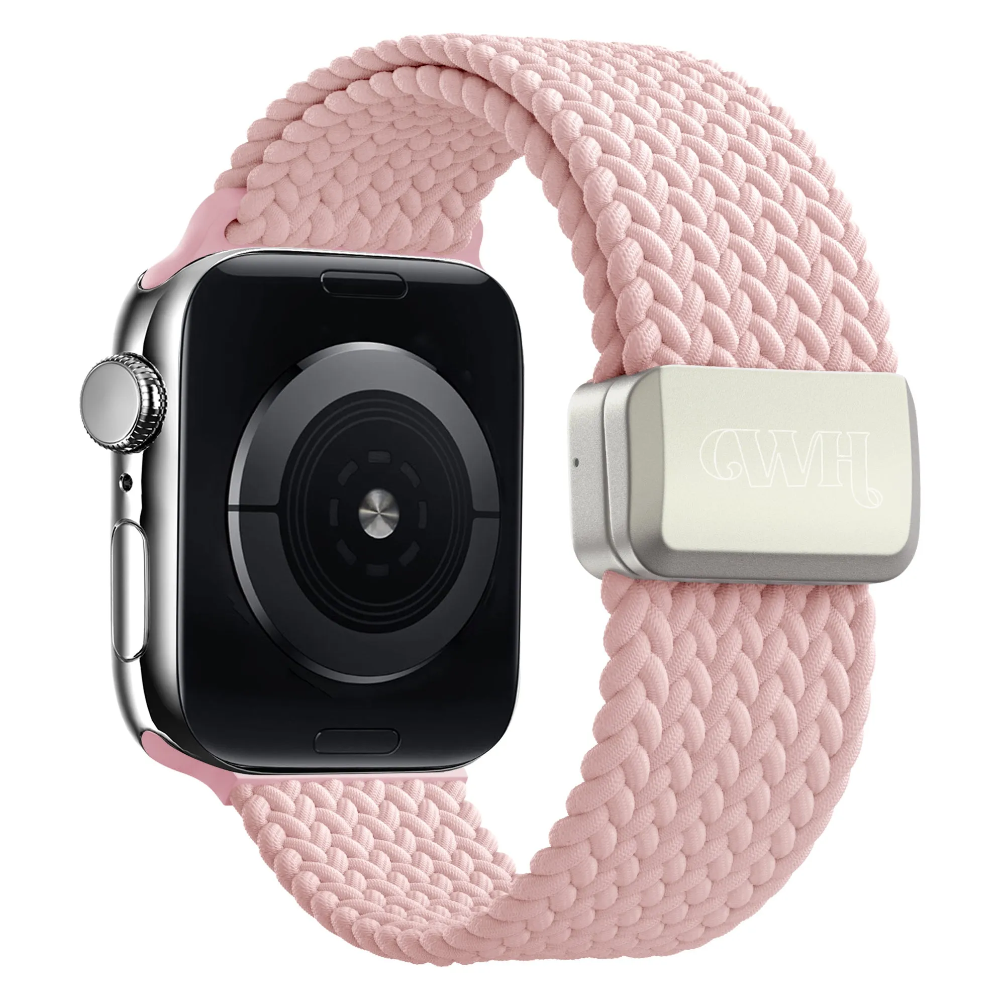 xoxo Wildhearts Apple Watch Braided Strap (Pink) Daily Fashion Accessory Durable Fitness Gear