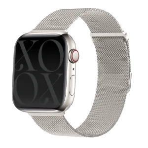 xoxo Wildhearts Apple Watch Milanese Strap (Starlight) Soft Classic Feel