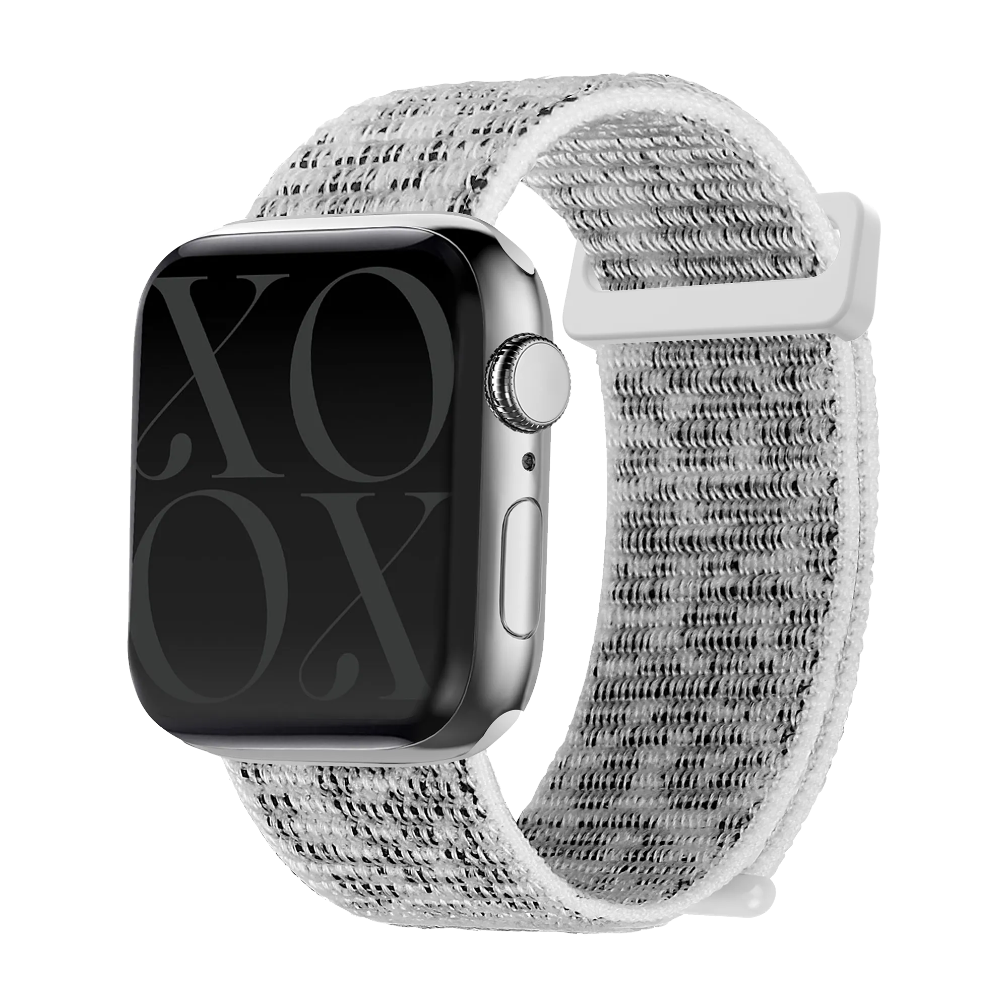xoxo Wildhearts Apple Watch Nylon Strap (White Leopard) skin friendly Fashion Function