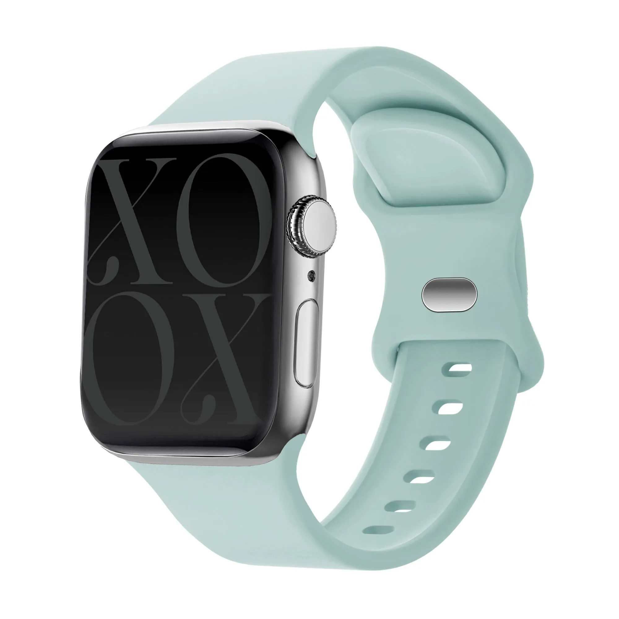Outdoor Sport Gear xoxo Wildhearts Apple Watch Silicone Strap (Mintgreen)